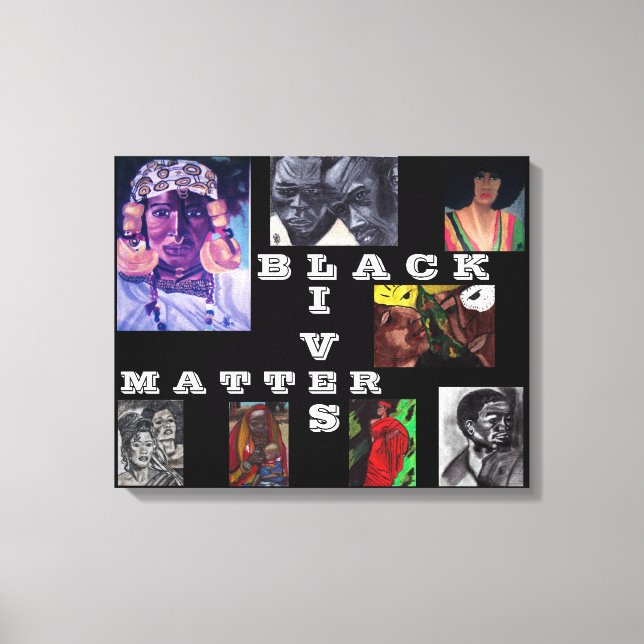 BLACK LIVES MATTER canvas (Front)