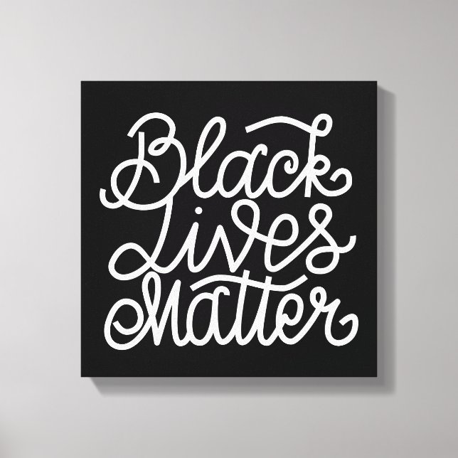 Black Lives Matter Canvas Print (Front)