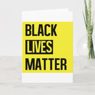Black Lives Matter Card