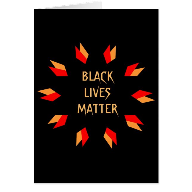 Black Lives Matter Card (Front)