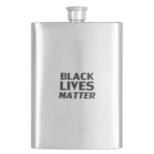 black lives matter - classic flask