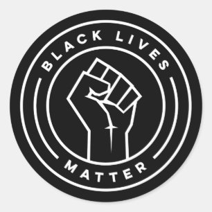Black Lives Matter Classic Round Sticker