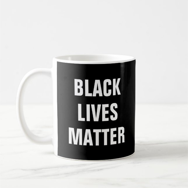 Black Lives Matter Coffee Mug (Left)