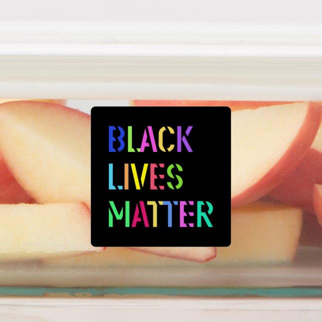 Black Lives Matter Colourful Stencil 01 (Affixed)