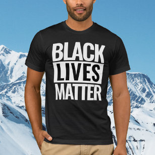 Black Lives Matter Custom Simple T-Shirt