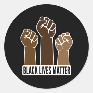 Black lives matter, fists fighting, BLM Sticker