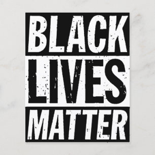 "BLACK LIVES MATTER" FLYER