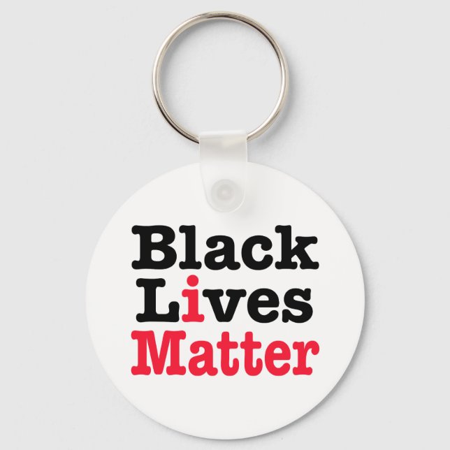 Black Lives Matter Key Ring (Front)