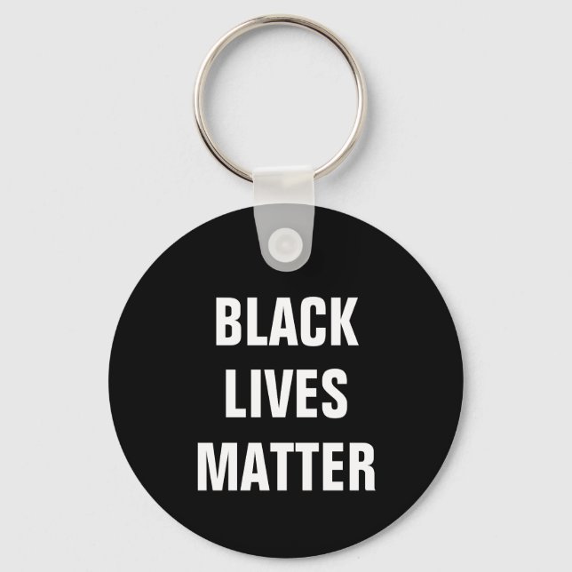 Black Lives Matter Key Ring (Front)