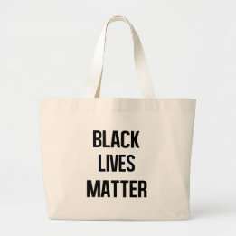 Black Lives Matter Large Tote Bag