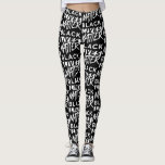 Black lives matter leggings<br><div class="desc">Black lives matter Leggings featuring typography pattern design</div>