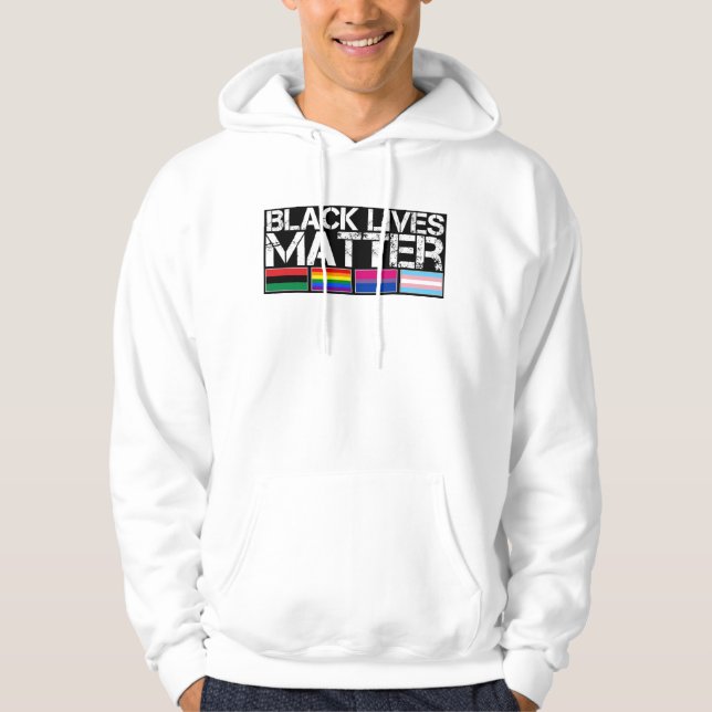Black Lives Matter LGBT Hoodie (Front)