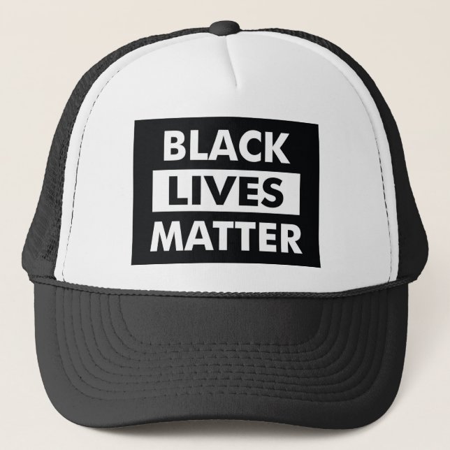 Black Lives Matter merch Trucker Hat (Front)