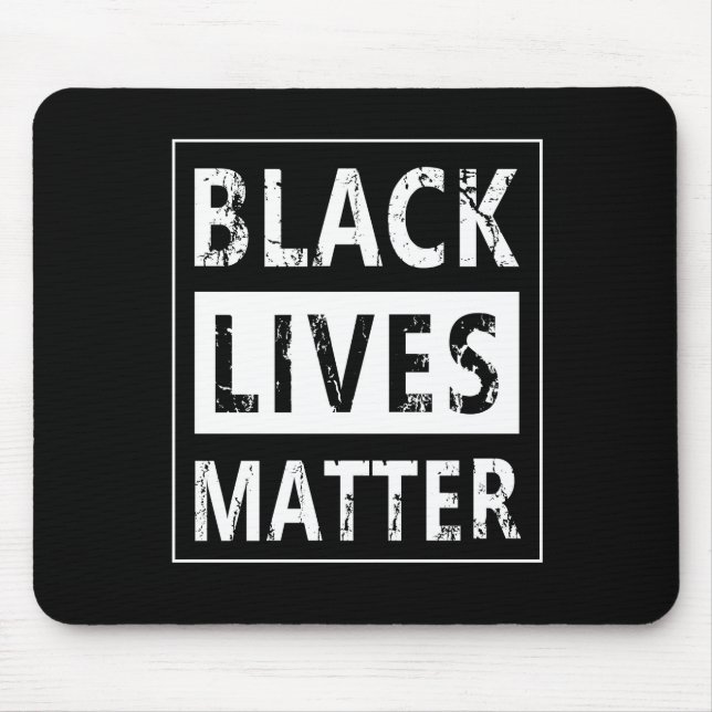 Black lives matter mouse mat (Front)