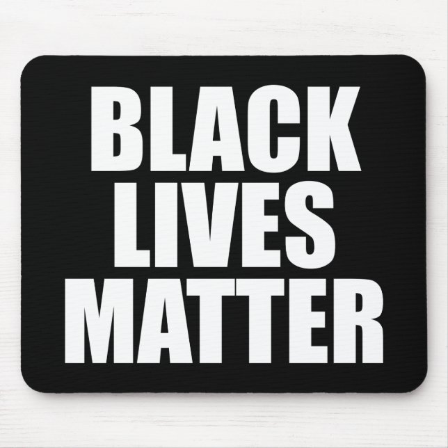 Black Lives Matter Mouse Mat (Front)