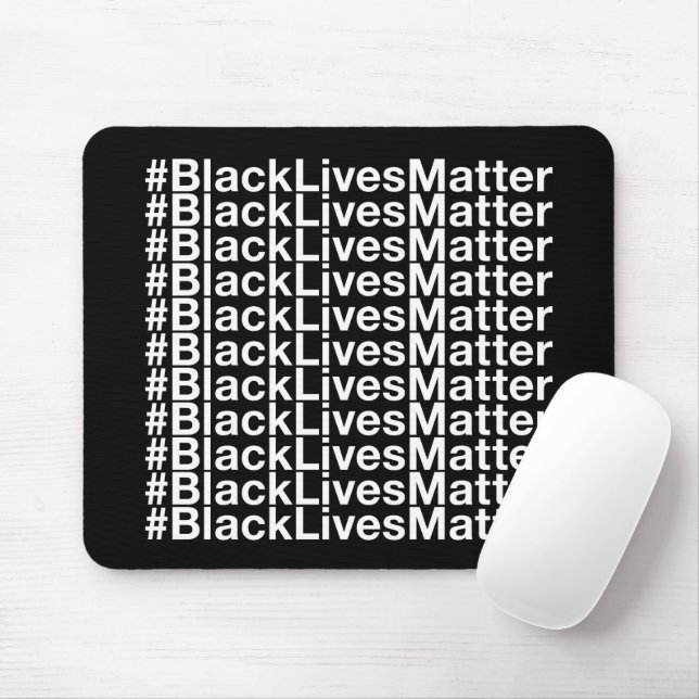 Black Lives Matter Mouse Mat (With Mouse)