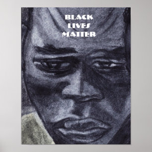 BLACK LIVES MATTER NEGRO  POSTER