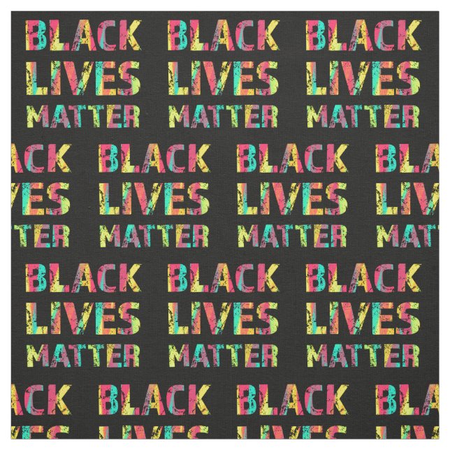 Black Lives Matter Painting 01 Customizable Fabric (Swatch)