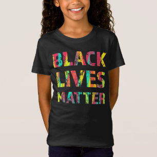 Black Lives Matter Painting 01 Uprising Colourful T-Shirt