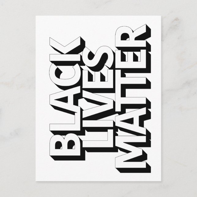 Black Lives Matter Postcard (Front)