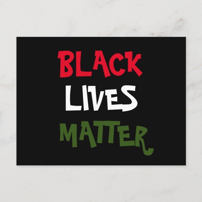 Black Lives Matter Postcard (Front)