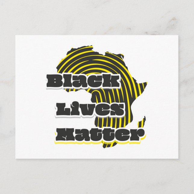 Black Lives Matter  Postcard (Front)