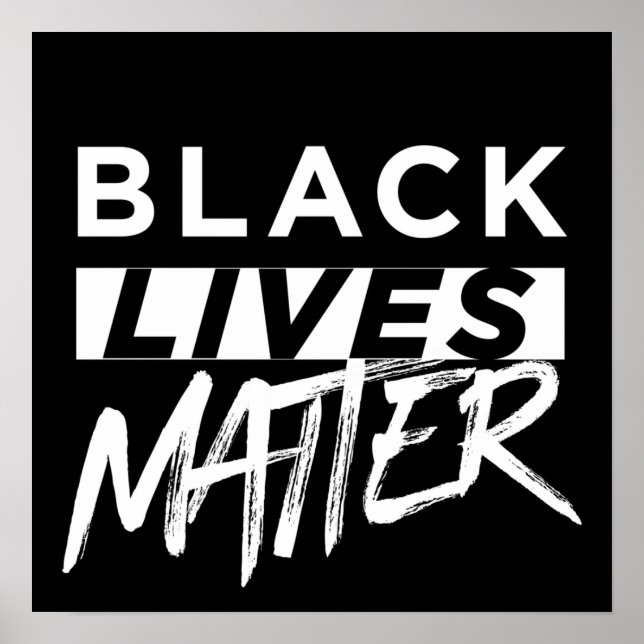 Black lives matter poster (Front)