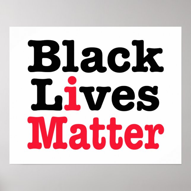 Black Lives Matter Poster (Front)