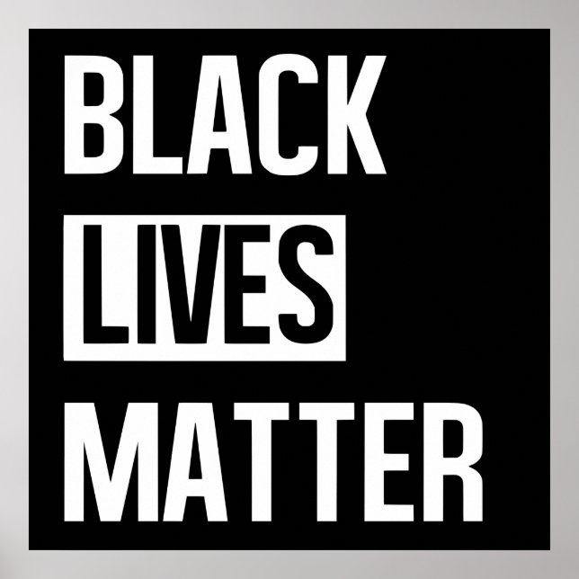 Black Lives Matter Poster (Front)