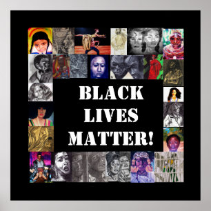 BLACK LIVES MATTER poster