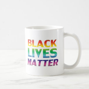 Black lives matter - Pride lgbtq lgbt rainbow Coffee Mug