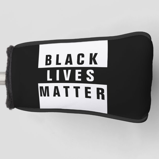 Black Lives Matter Putter Golf Head Cover (Front)