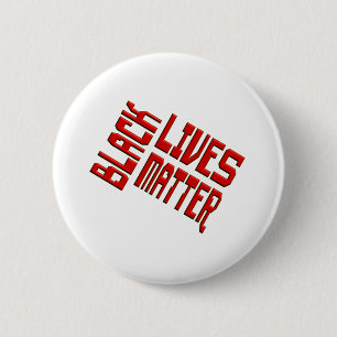 BLACK LIVES MATTER - RACISM IS A CANCER 6 CM ROUND BADGE