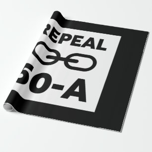Black Lives Matter Repeal 50 A Wrapping Paper