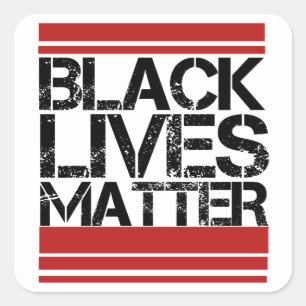Black Lives matter Square Sticker
