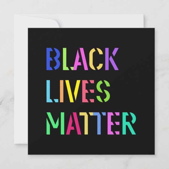 Black Lives Matter Stencil 01 Editable Colour (Front)