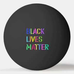 Black Lives Matter Stencil 01 Editable Ping Pong Ball