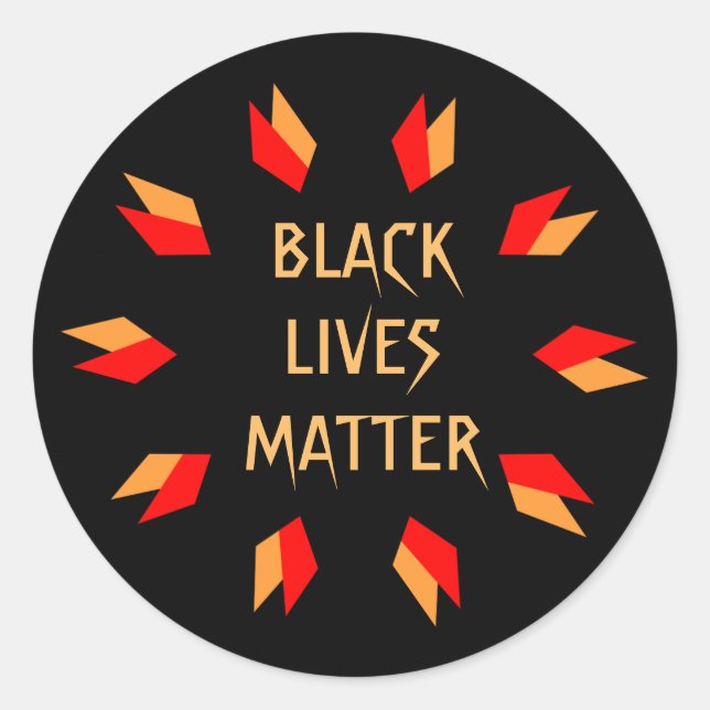 Black Lives Matter Stickers (Front)