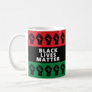 BLACK LIVES MATTER STOP RACISM EQUALITY BLM ALLY COFFEE MUG