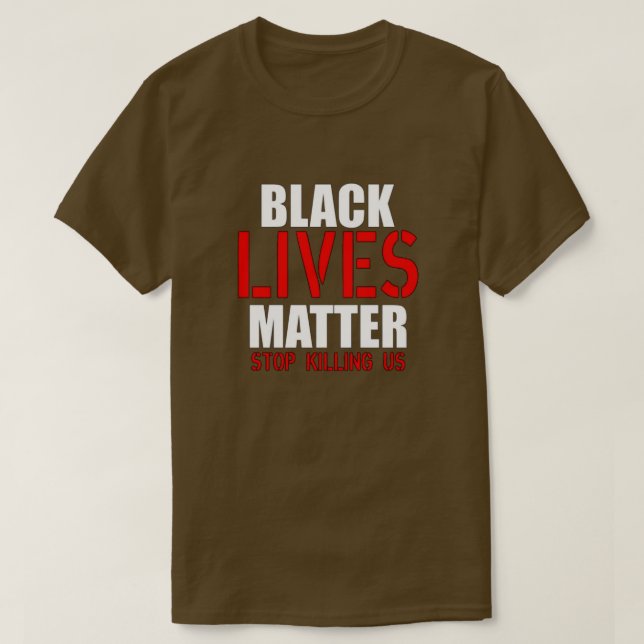 Black Lives Matter T-Shirt (Design Front)