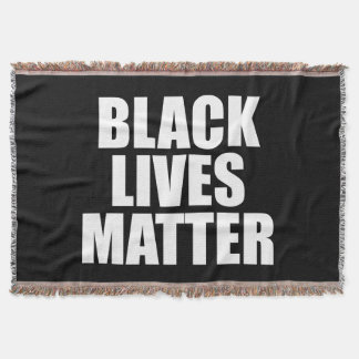 Black Lives Matter Throw Blanket