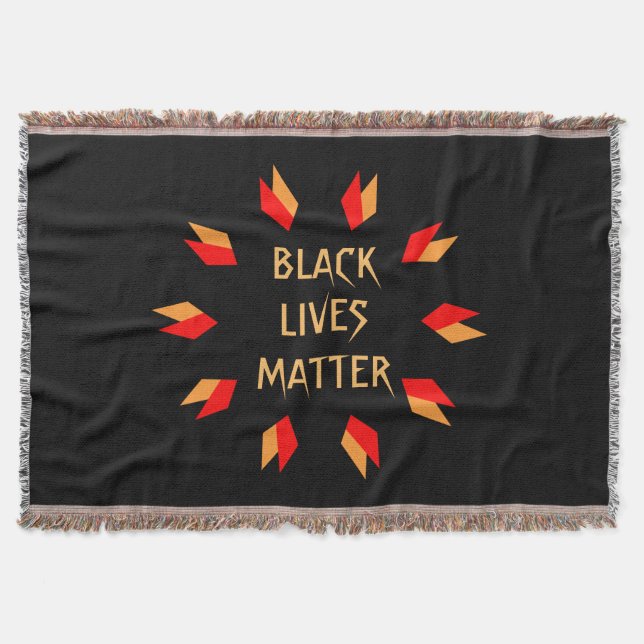 Black Lives Matter Throw Blanket (Front)
