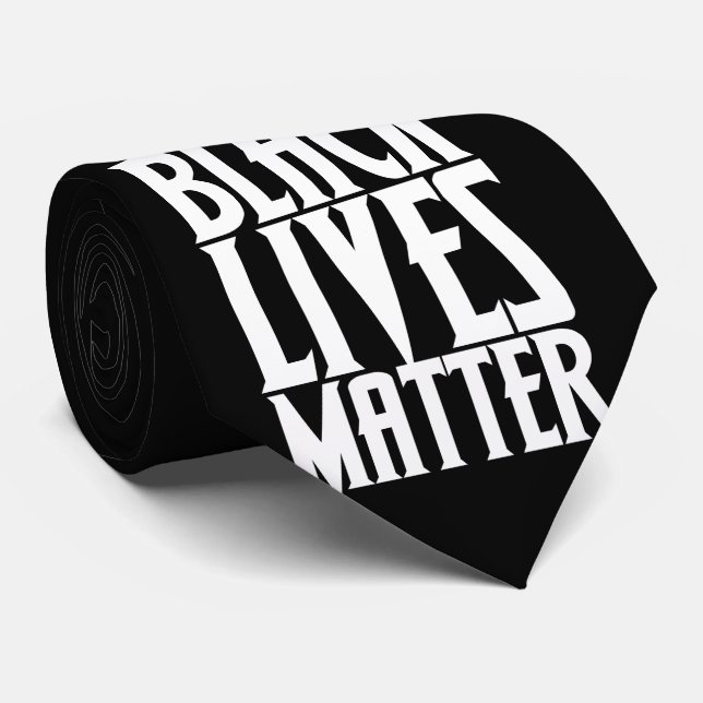 Black lives matter tie (Rolled)
