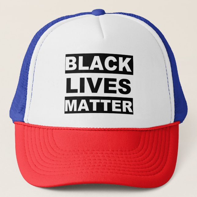 Black Lives Matter Trucker Hut Hat (Front)