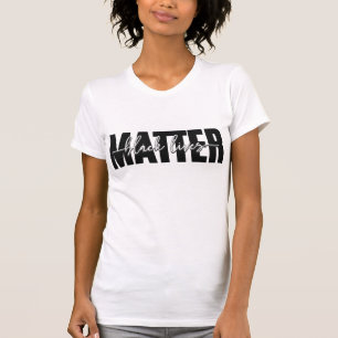 Black Lives Matter Typography T-Shirt