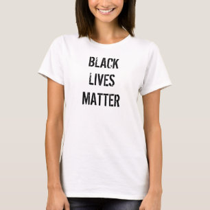Black Lives Matter White T-Shirt   Women's