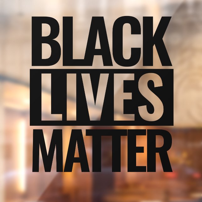 Black Lives Matter Window Cling (Sheet 2)