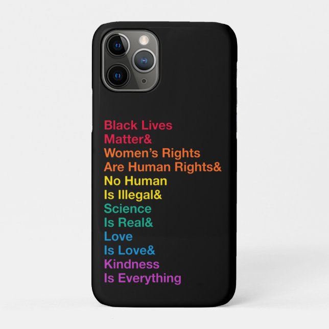 Black Lives Matter Women’s Rights Are Human Rights Case-Mate iPhone Case (Back)