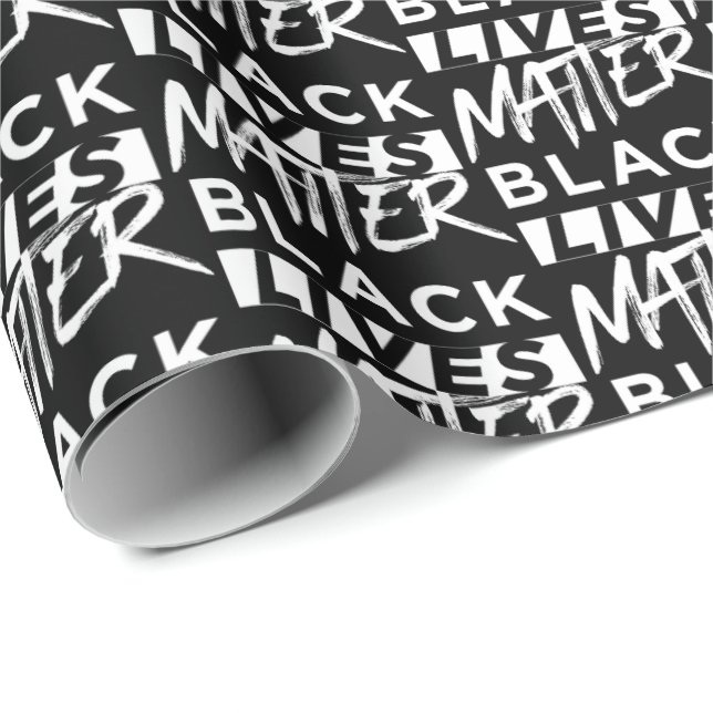 Black lives matter wrapping paper (Roll Corner)