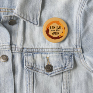 Black Lives More Than Matter 6 Cm Round Badge